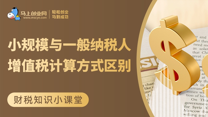 小规模与一般纳税人增值税计算方式区别