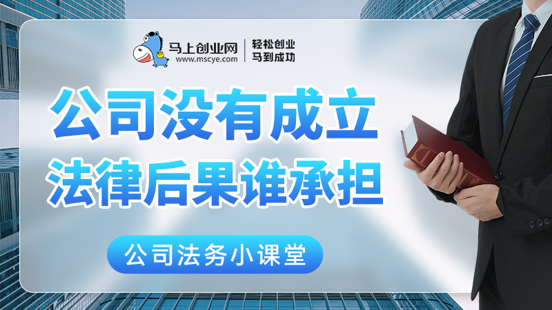 公司没有成立，法律后果由谁承担